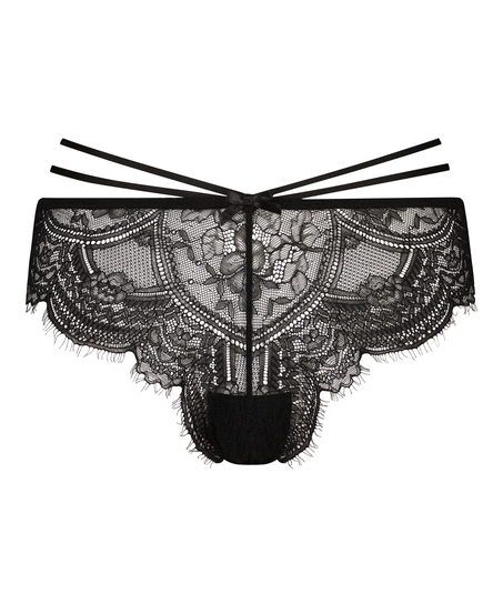 Sian högt skuren braziliantrosa, Svart