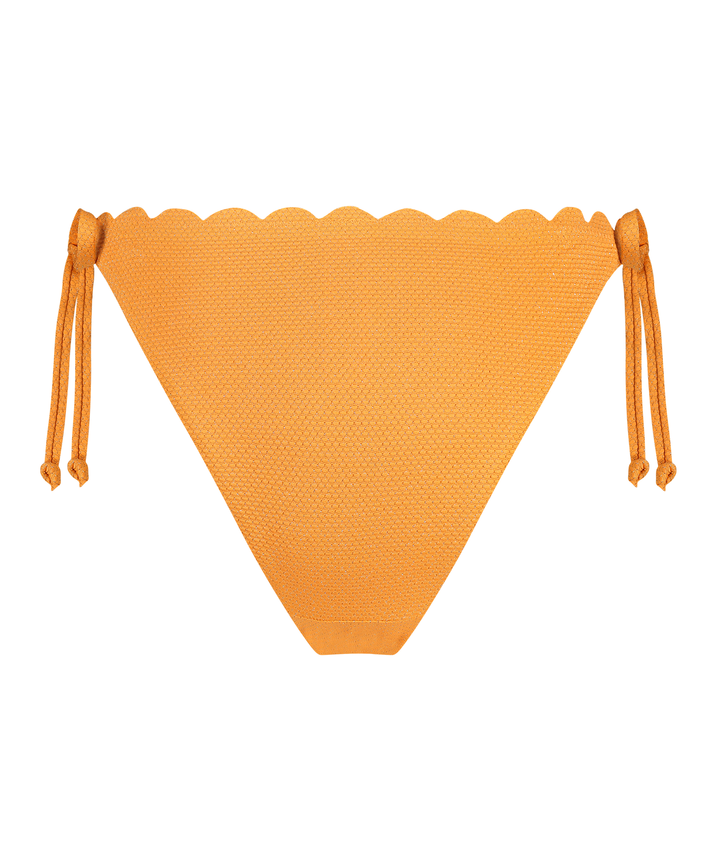 Cheeky Tanga Bikiniunderdel Scallop Lurex, Orange, main