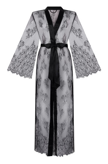 Hunkemöller Lång kimono Allover Lace morgonrockar dam – bild 3