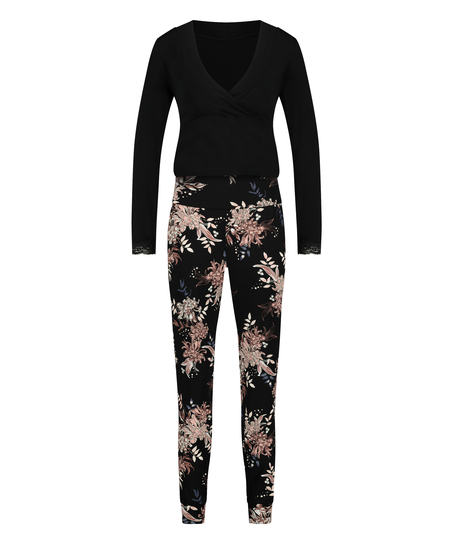 Pyjamasset f&ouml;r amning, Svart