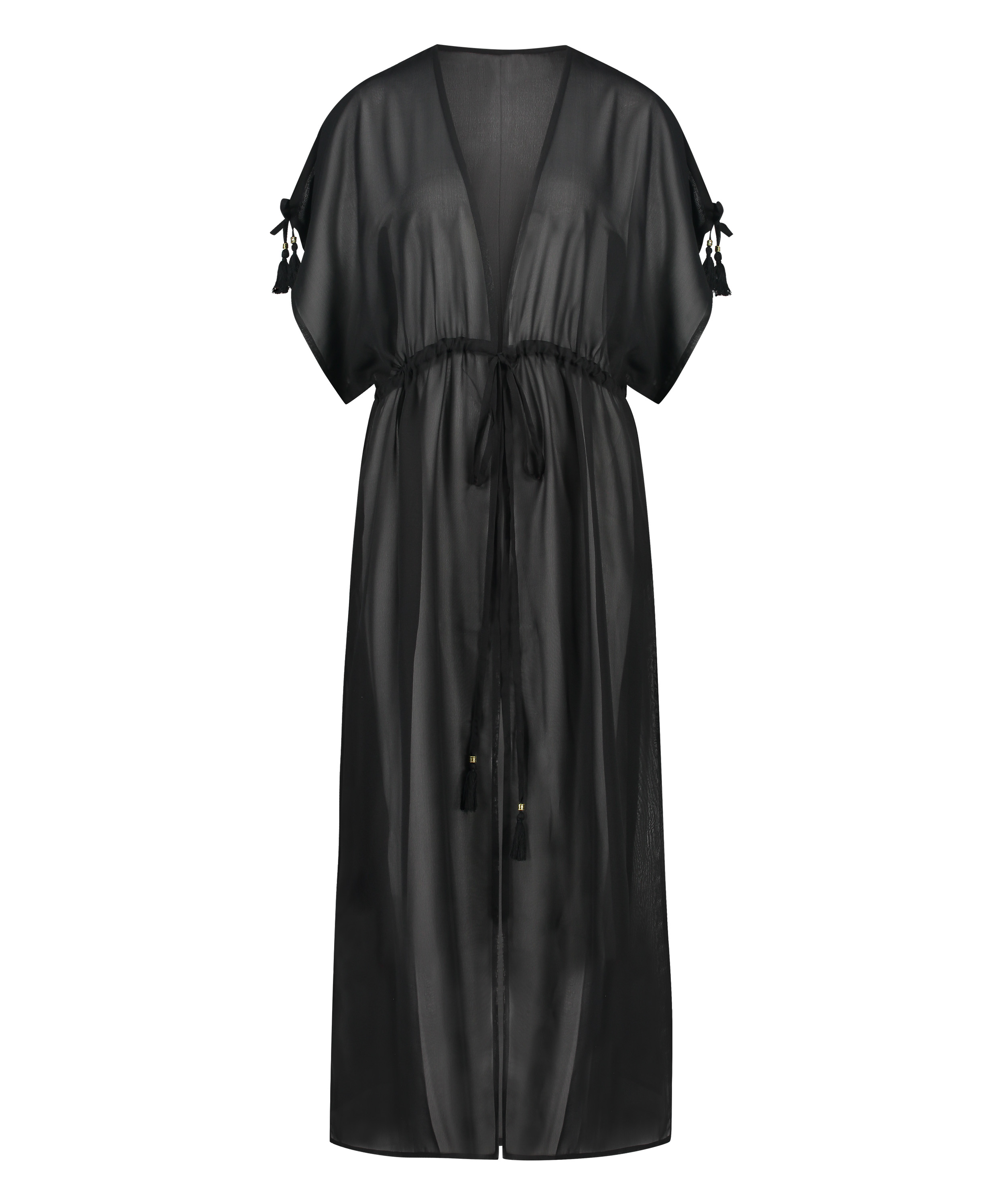 Sheer Kimono, Svart, main