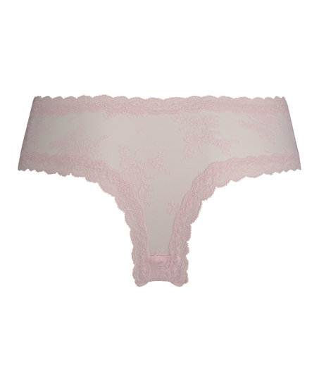 Brazilian-trosa V-shape Floral Mesh, Rosa
