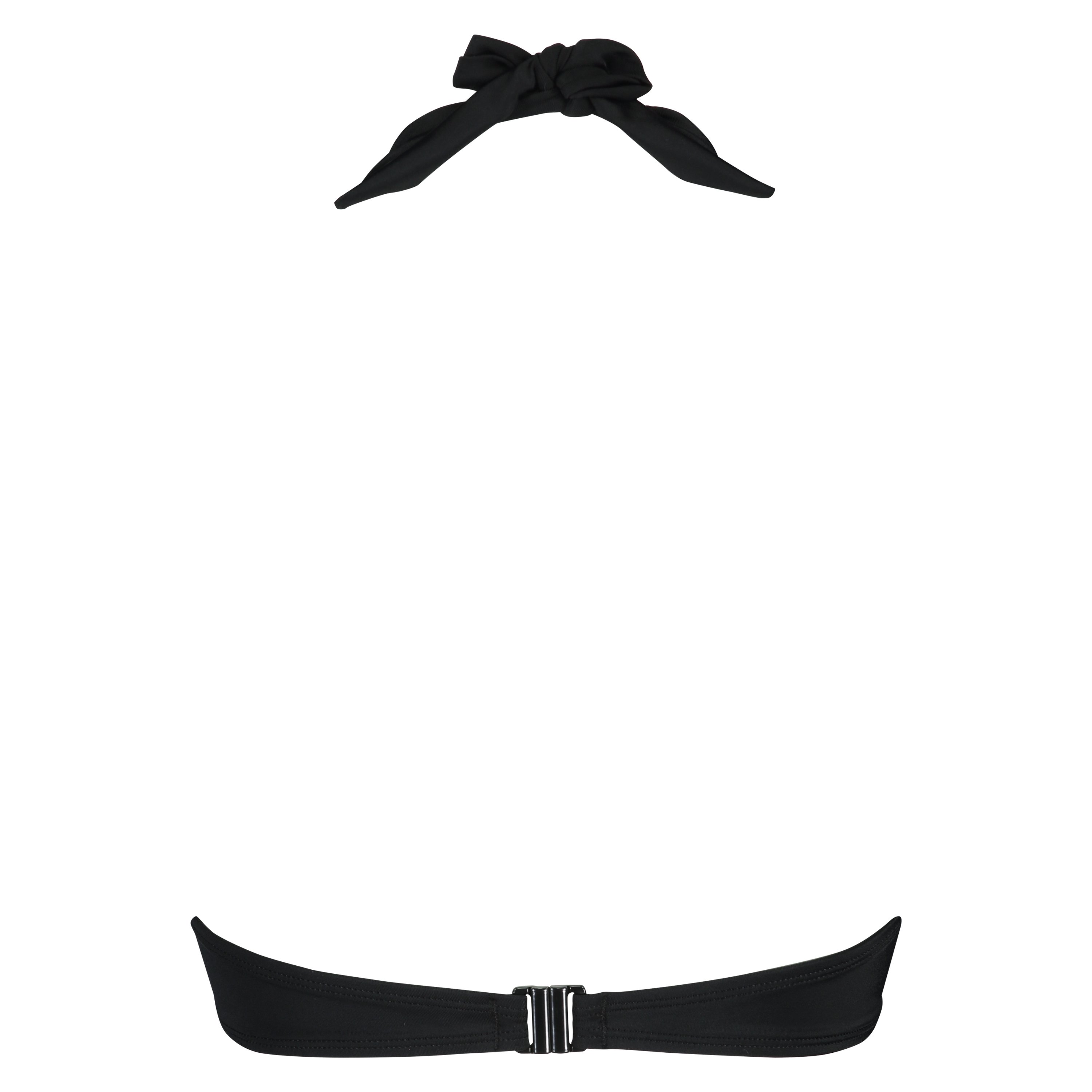 Formpressad push-up-bikinitopp Boho Chic, Svart, main