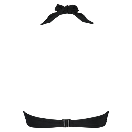 Formpressad push-up-bikinitopp Boho Chic, Svart