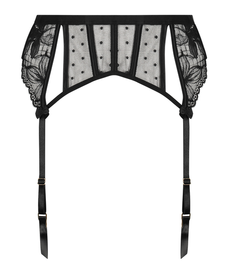 Strumpebandshållare Lulu, Svart