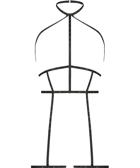 Private Rhinestone Sele, Svart