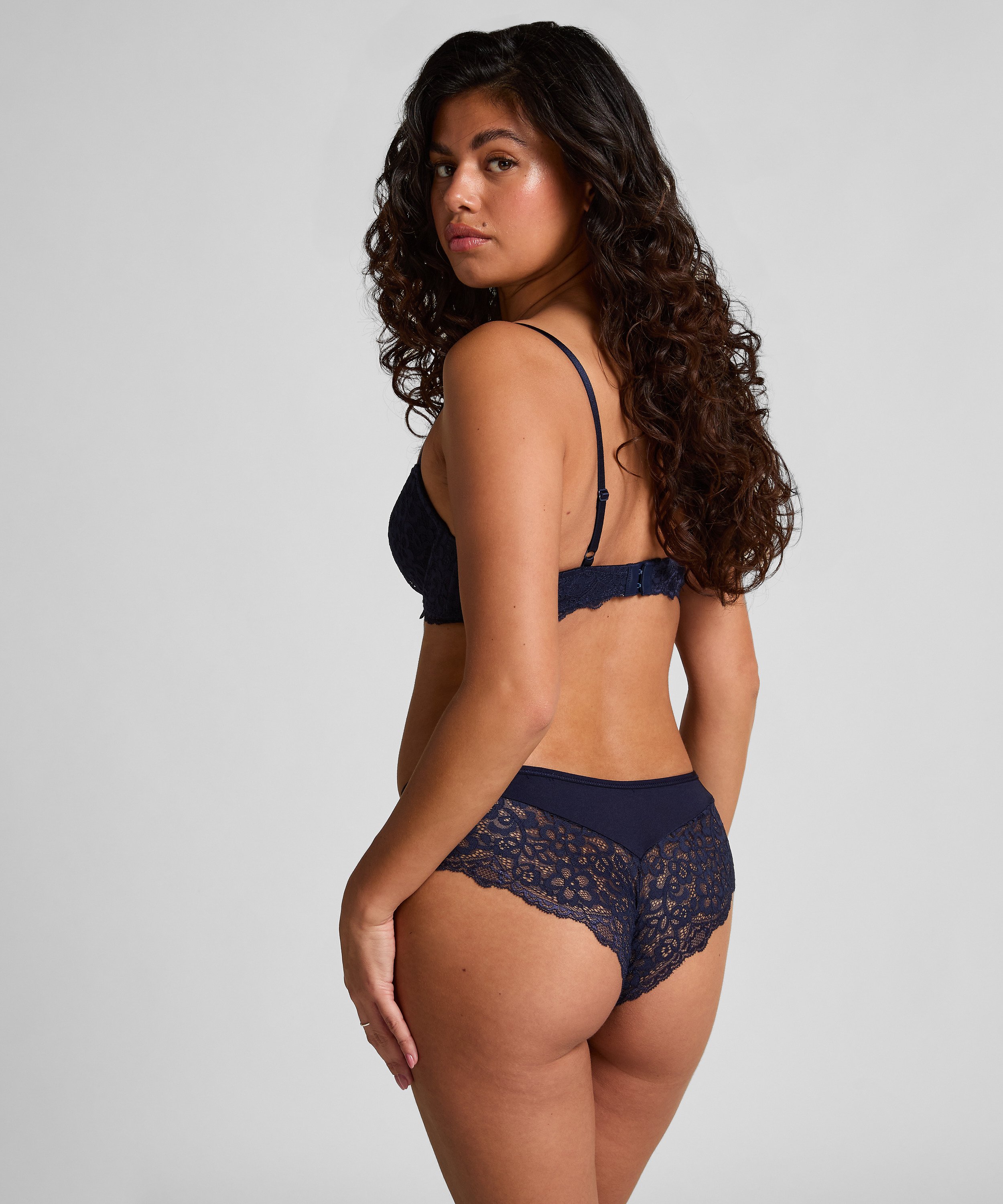 Formpressad bygel-bh Marine, Blå, main