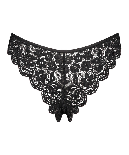 Högt skuren braziliantrosa, Svart