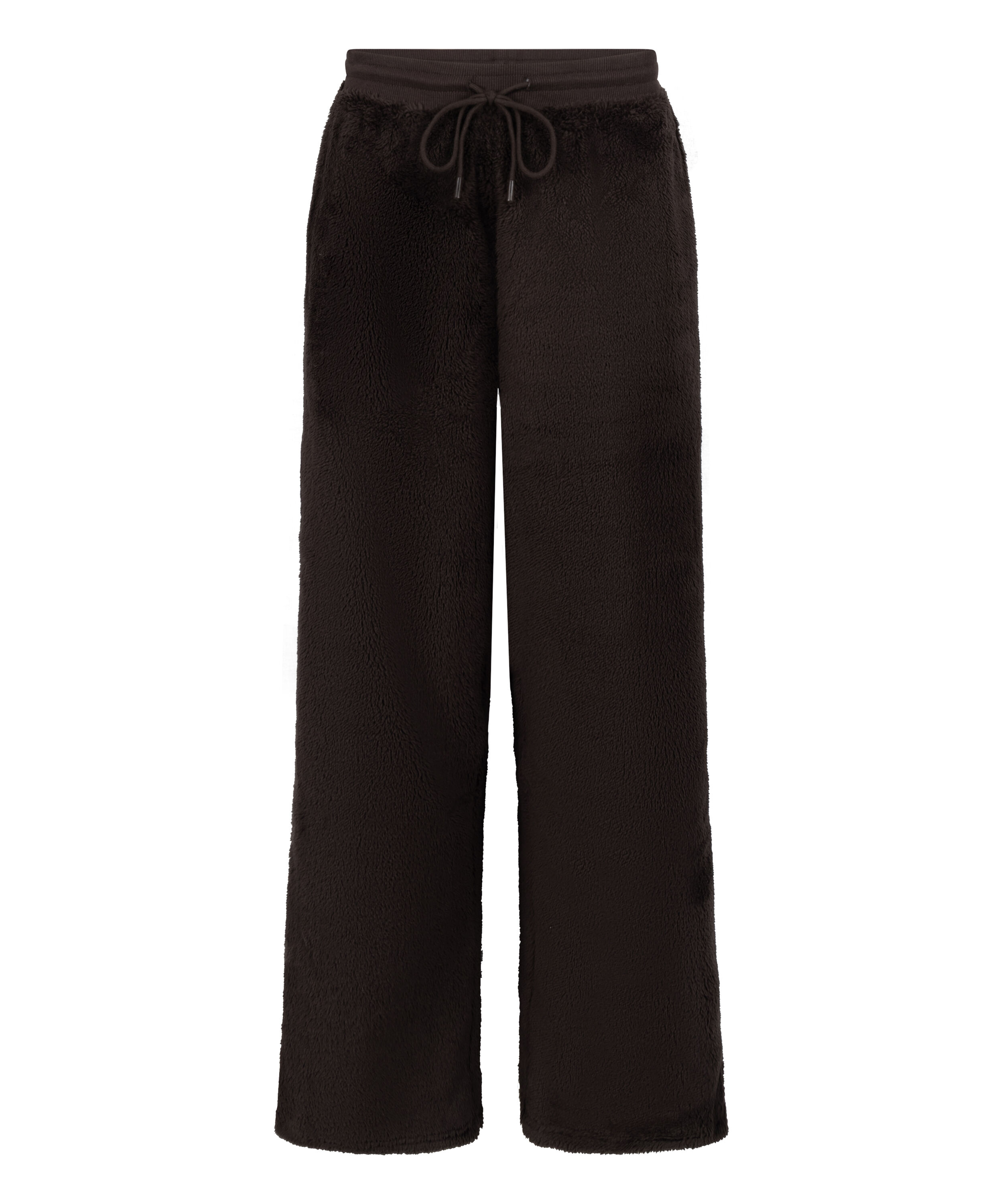 Fluffiga fleecebyxor, Brun