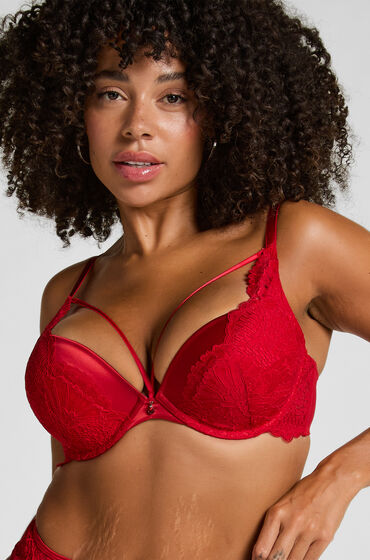 Hunkemöller Formpressad maximizer bygel-bh Whitney Röd