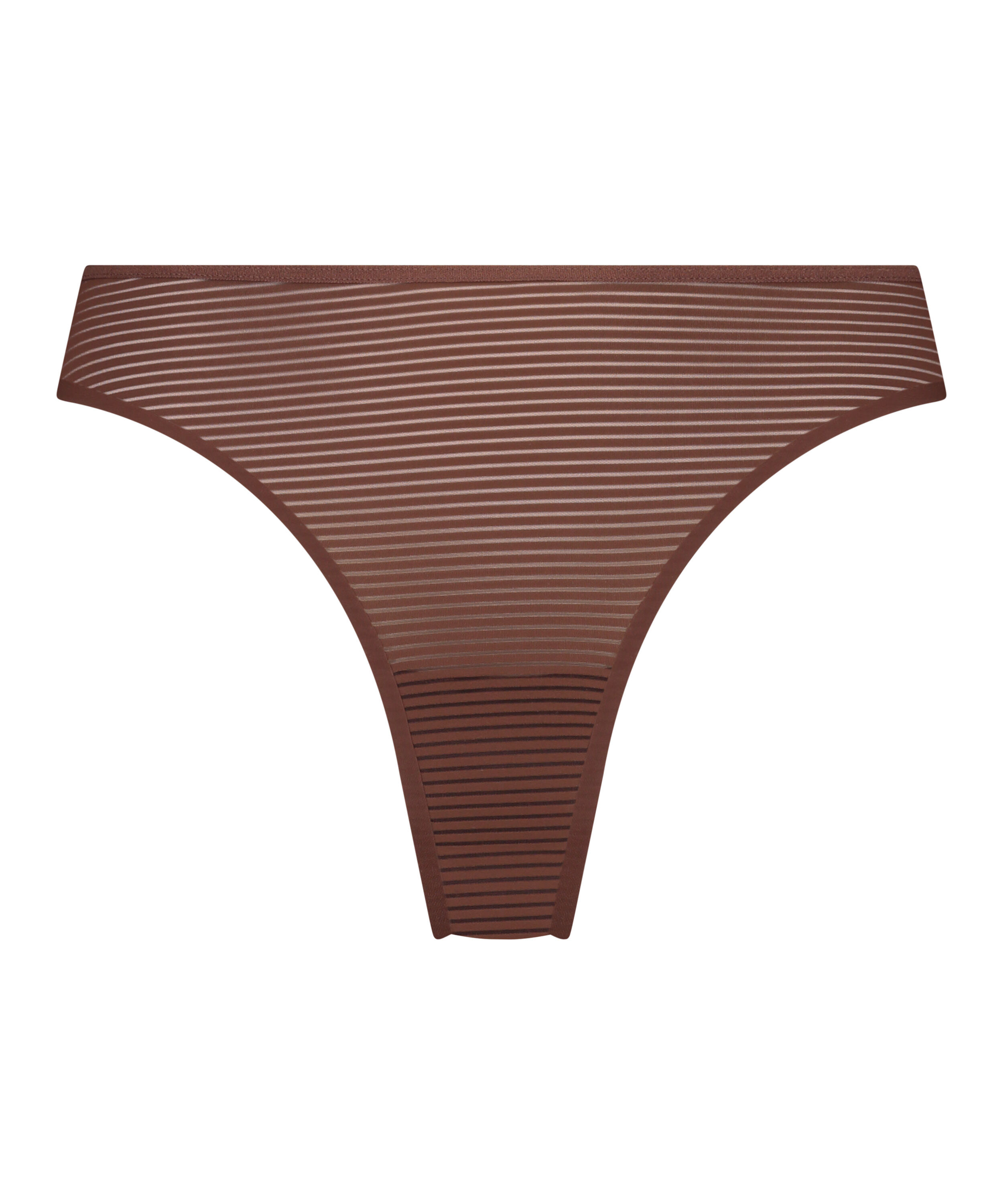 Stringtrosa Invisible Stripe Mesh, Brun