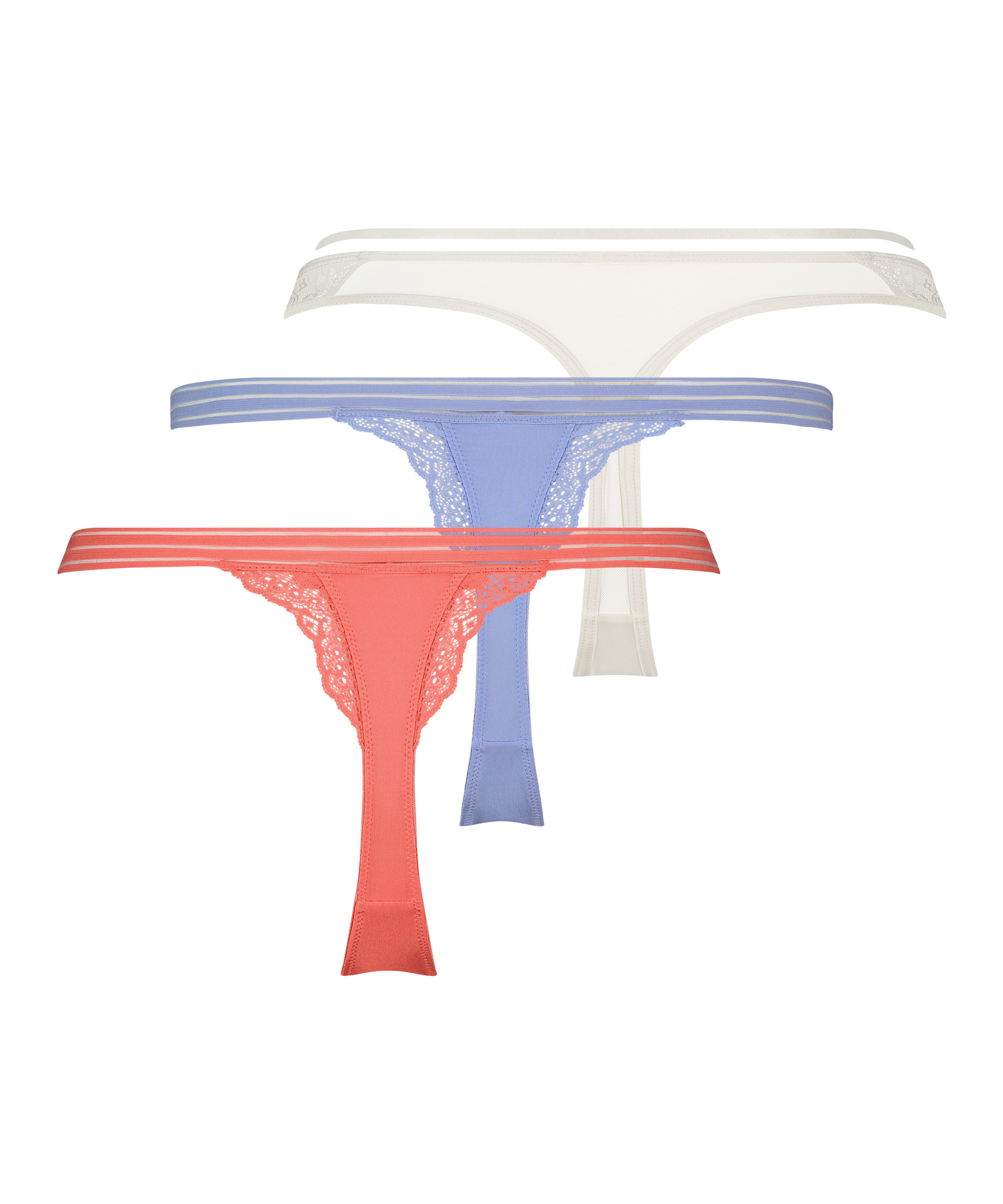 3-pack Stringtrosa, Rosa, main