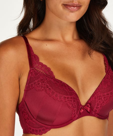 Formpressad bygel-bh Georgia, R&ouml;d