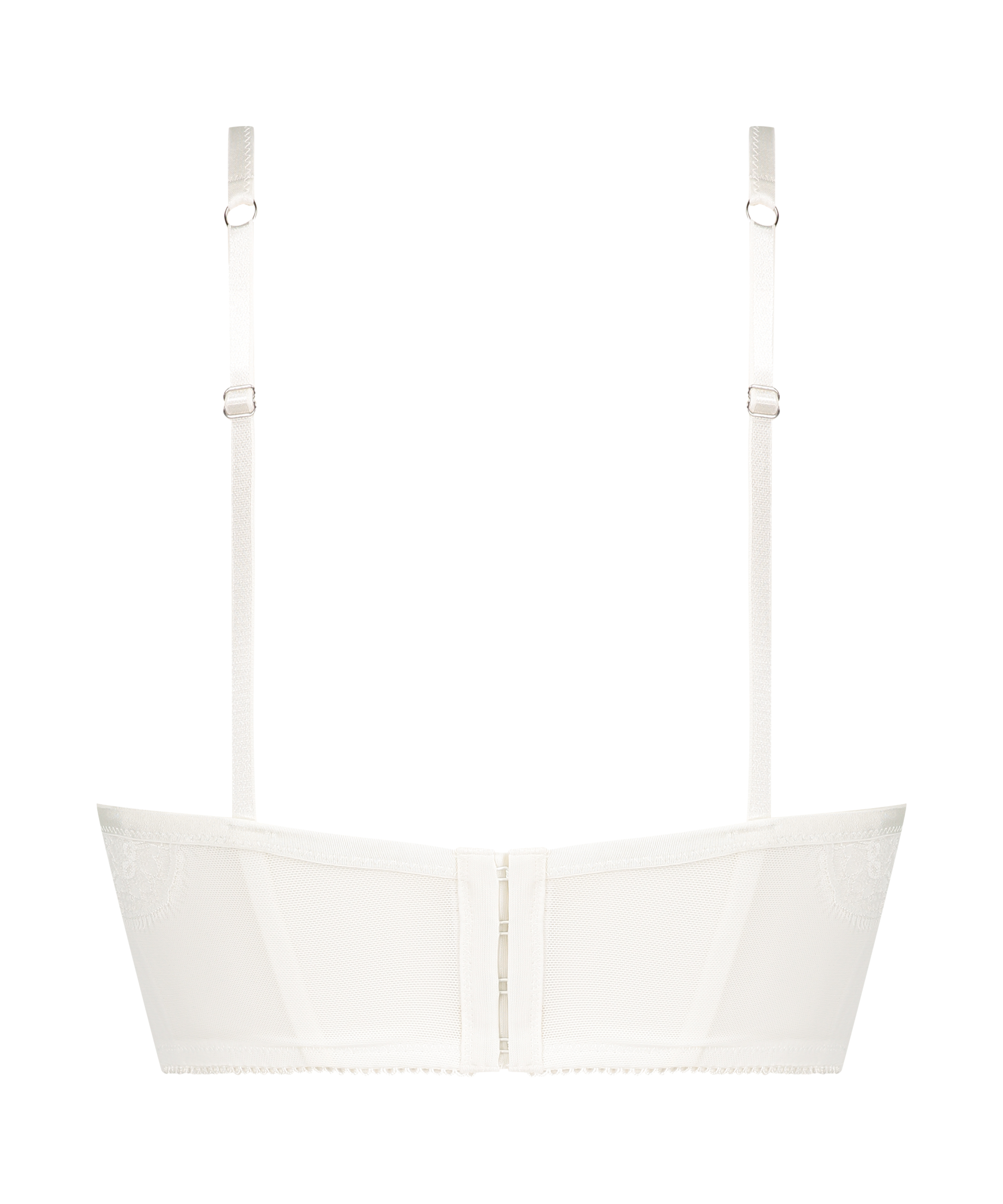 Jolie formpressad push-up longline behå med bygel, Vit, main