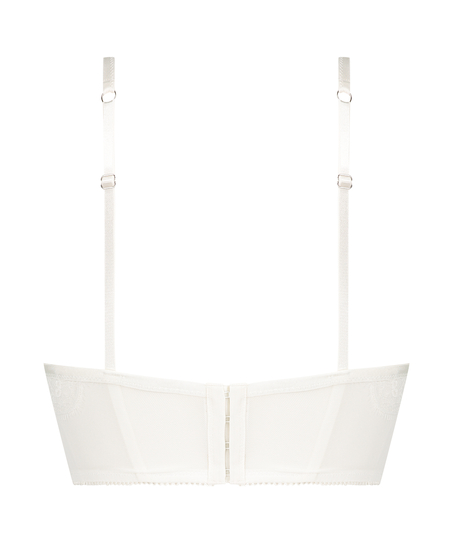 Jolie formpressad push-up longline behå med bygel, Vit