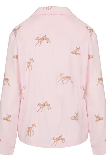 Hunkemöller Pyjamasjacka Longsleeve Woven dam – bild 2