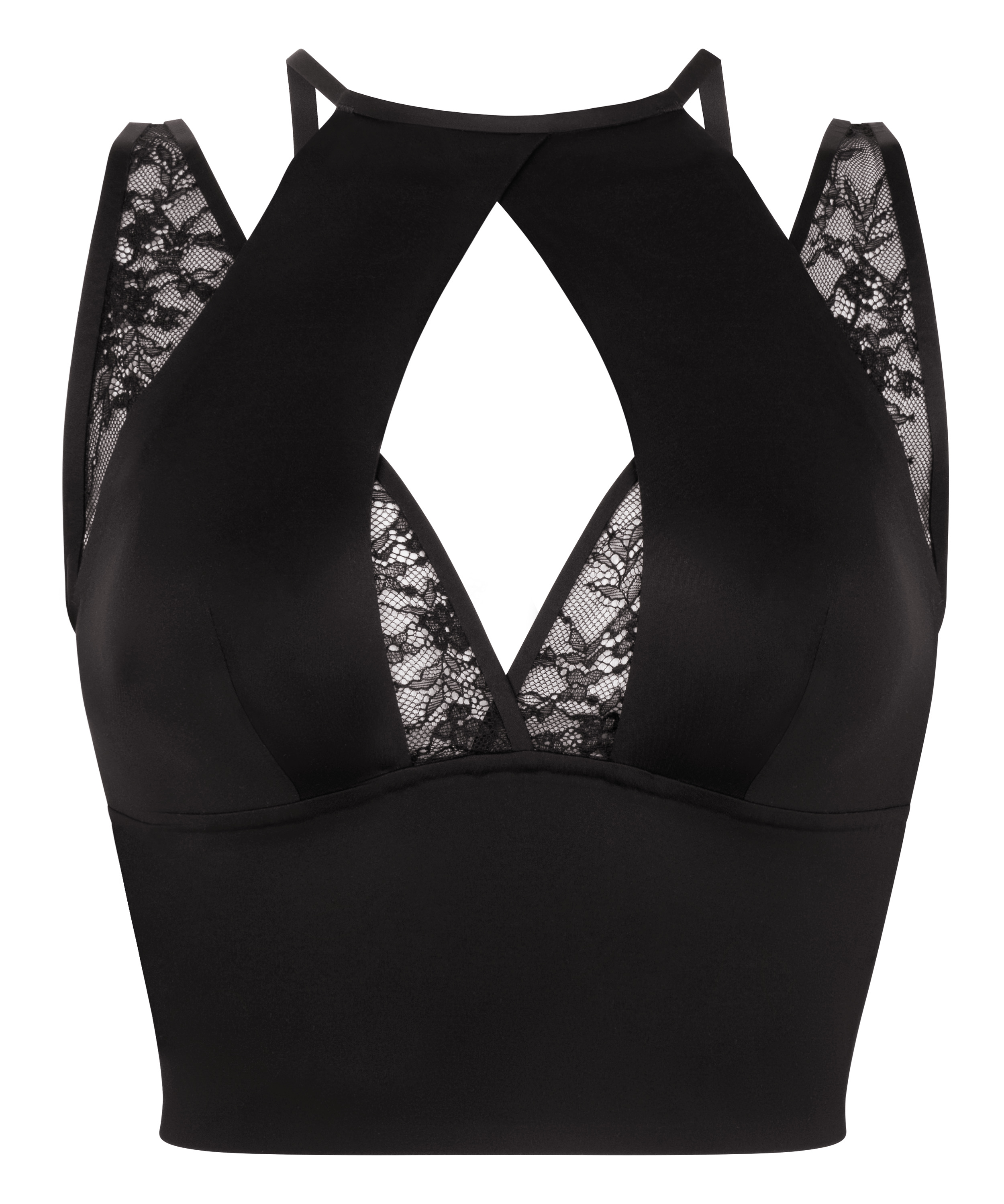Vivianne bralette, Svart, main