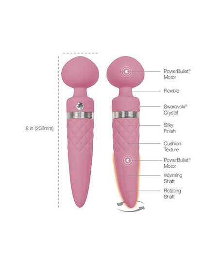 Sultry Double Vibrator, Rosa