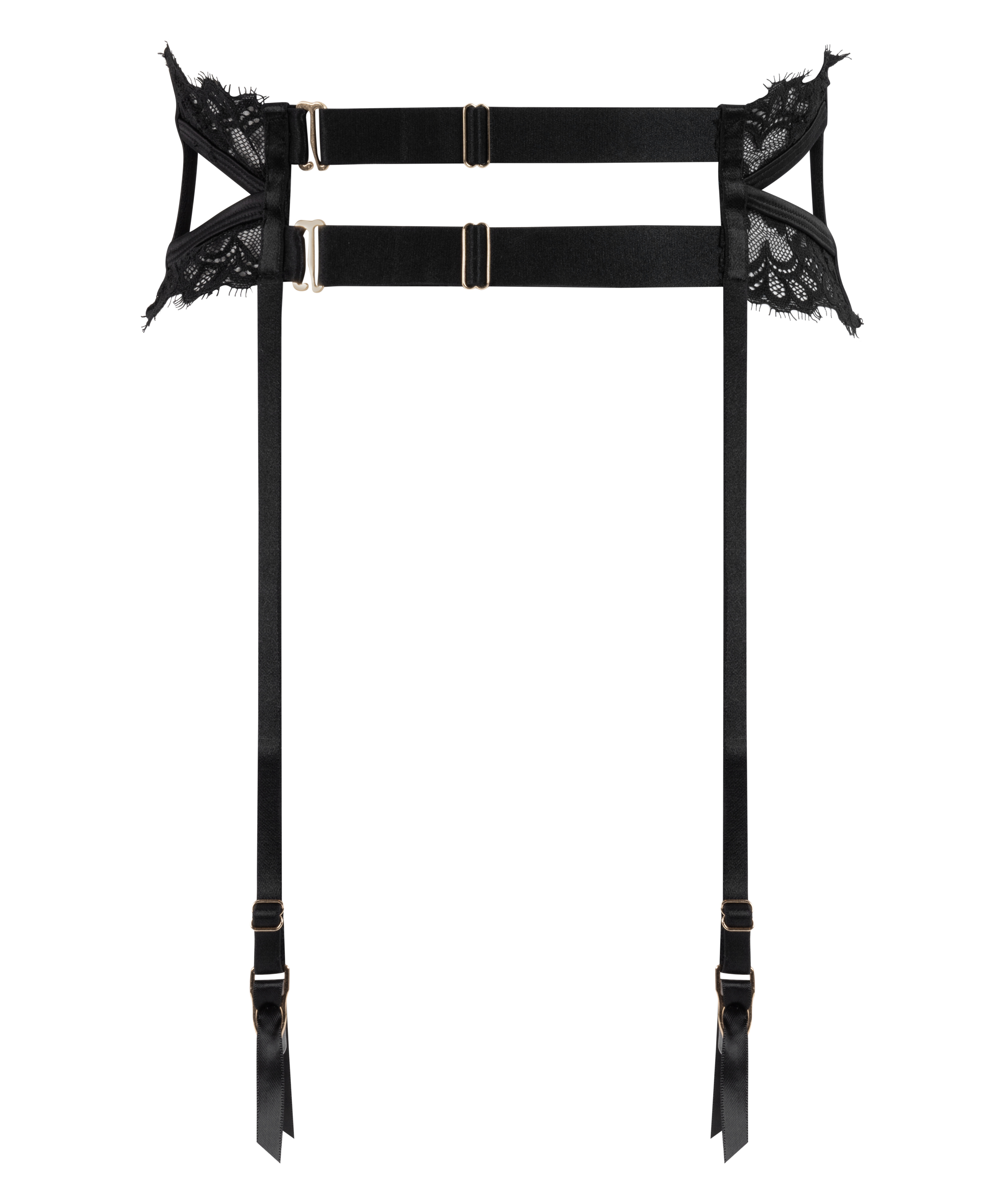 Strumpeband Nisha, Svart, main