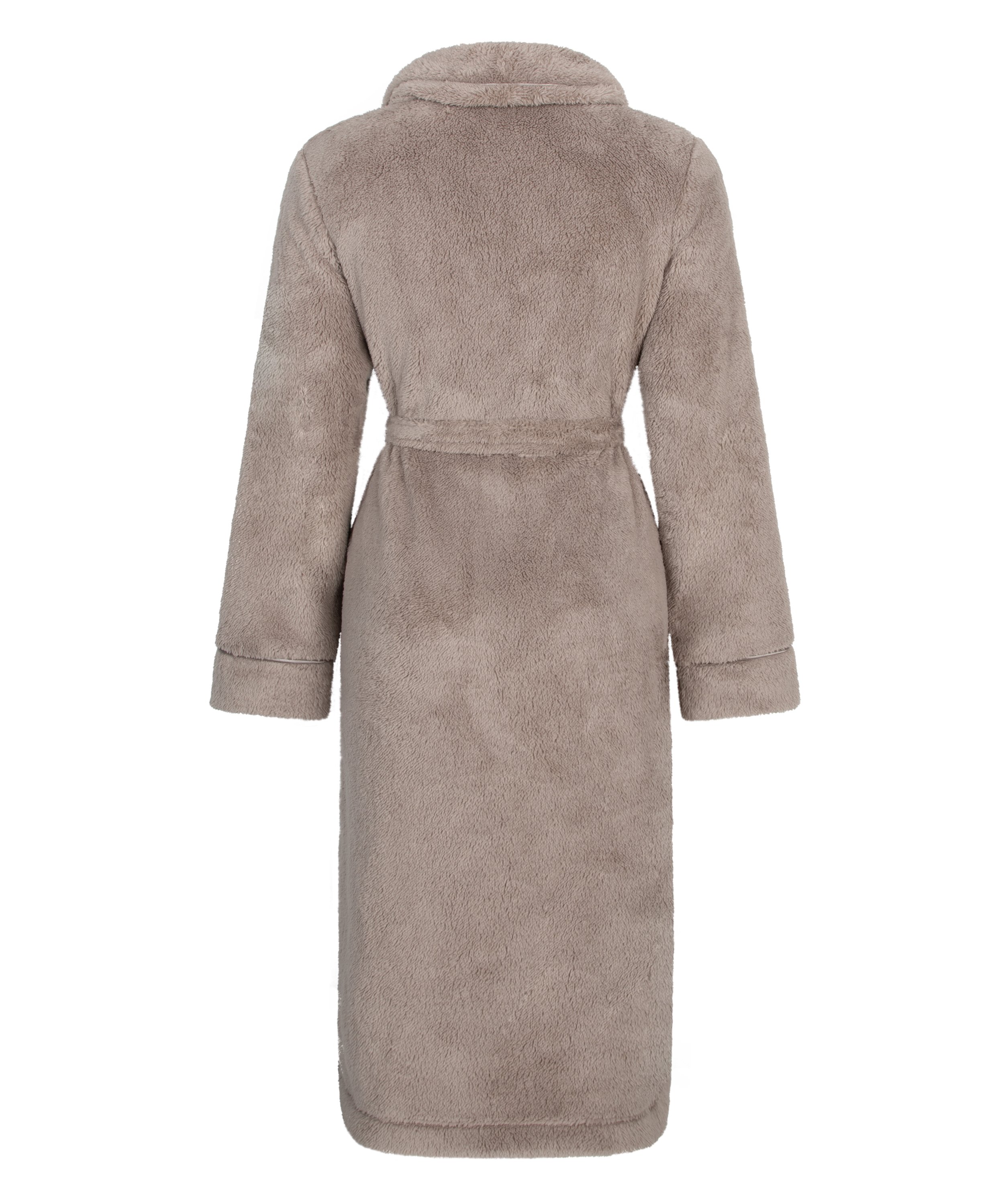 Morgonrock Fleece, Beige, main