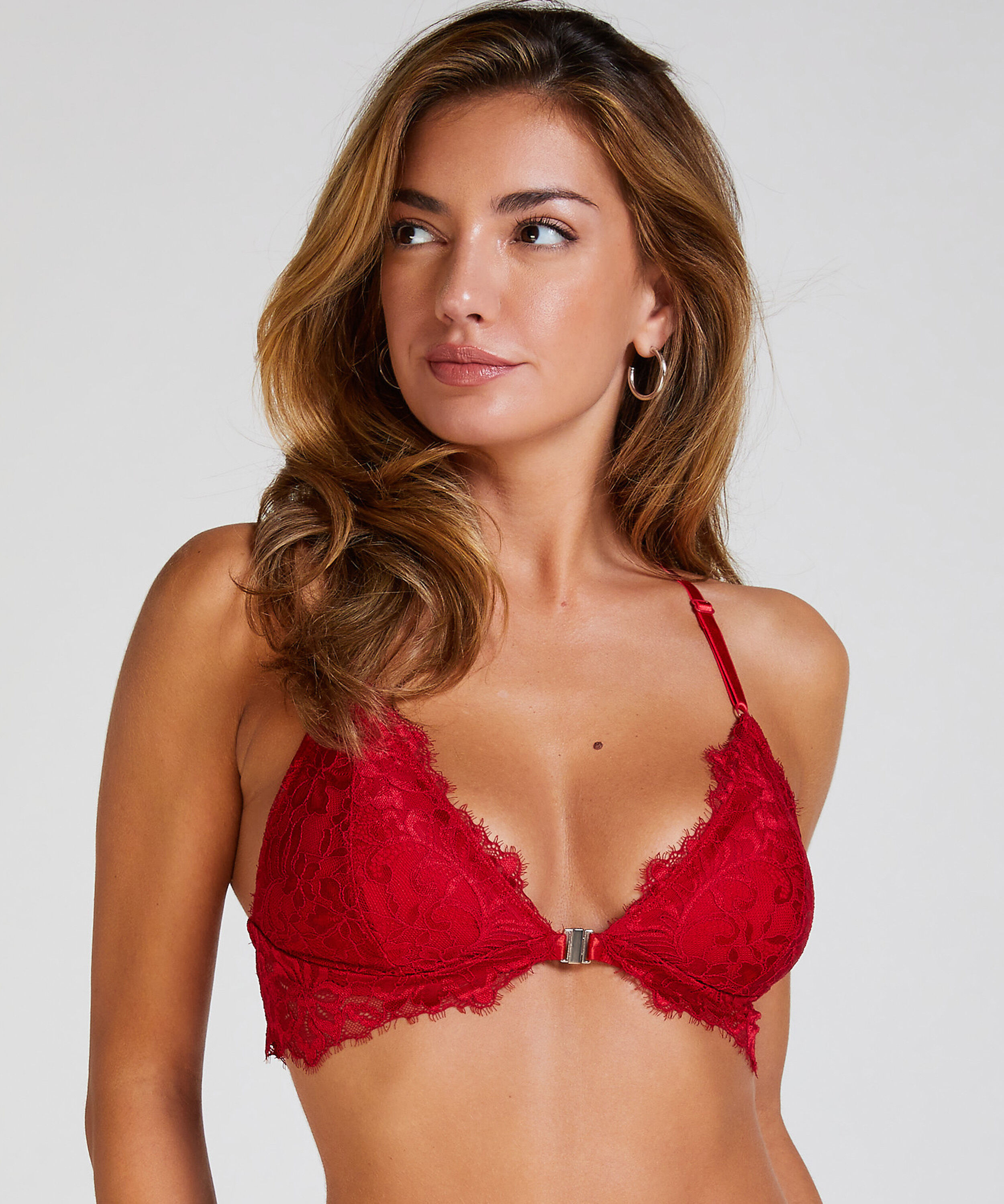 Bralette Charlotta, Röd