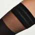 Davy Top 50 denier lurex stay-ups, Svart