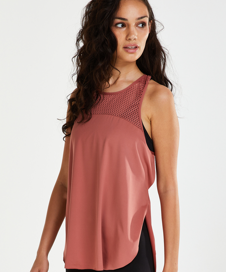 HKMX löst sittande tanktop, Rosa