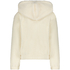 Mysig hoodie i fleece, Vit