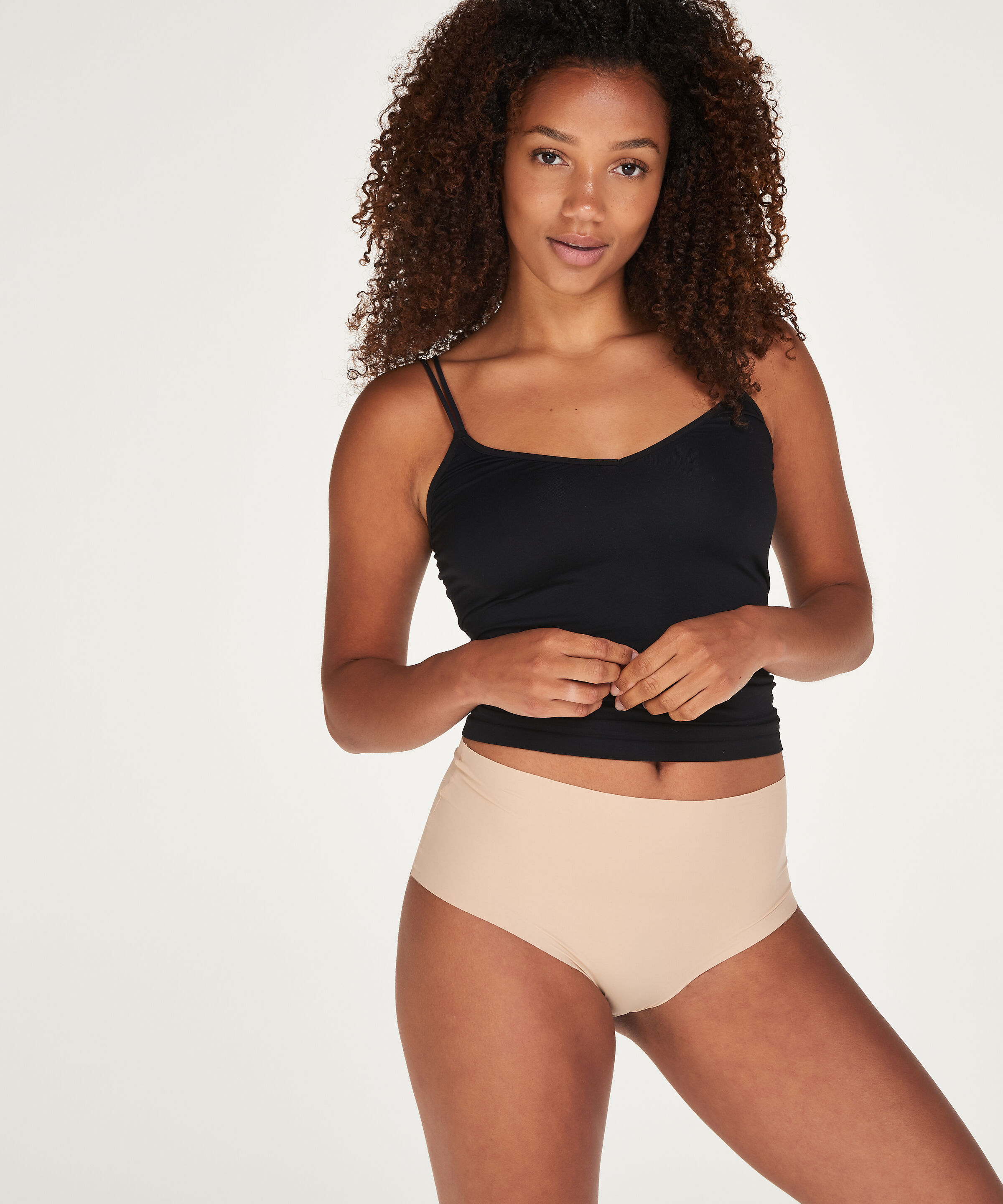 Brazilian-trosa Invisible High Waist, Beige