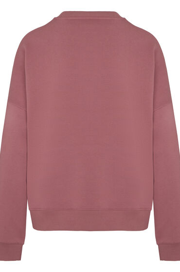 Hunkemöller Sweat med Rund Hals i Borstad Sweatkvalitet sweatshirts dam – bild 2