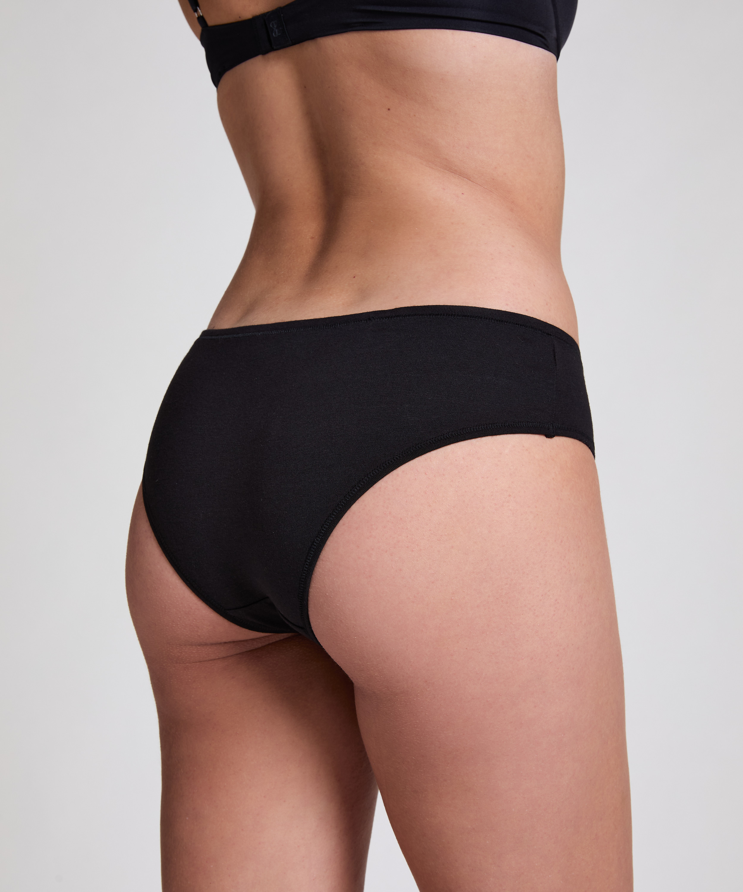 Bomull Kira Brazilian-Trosa, Svart, main