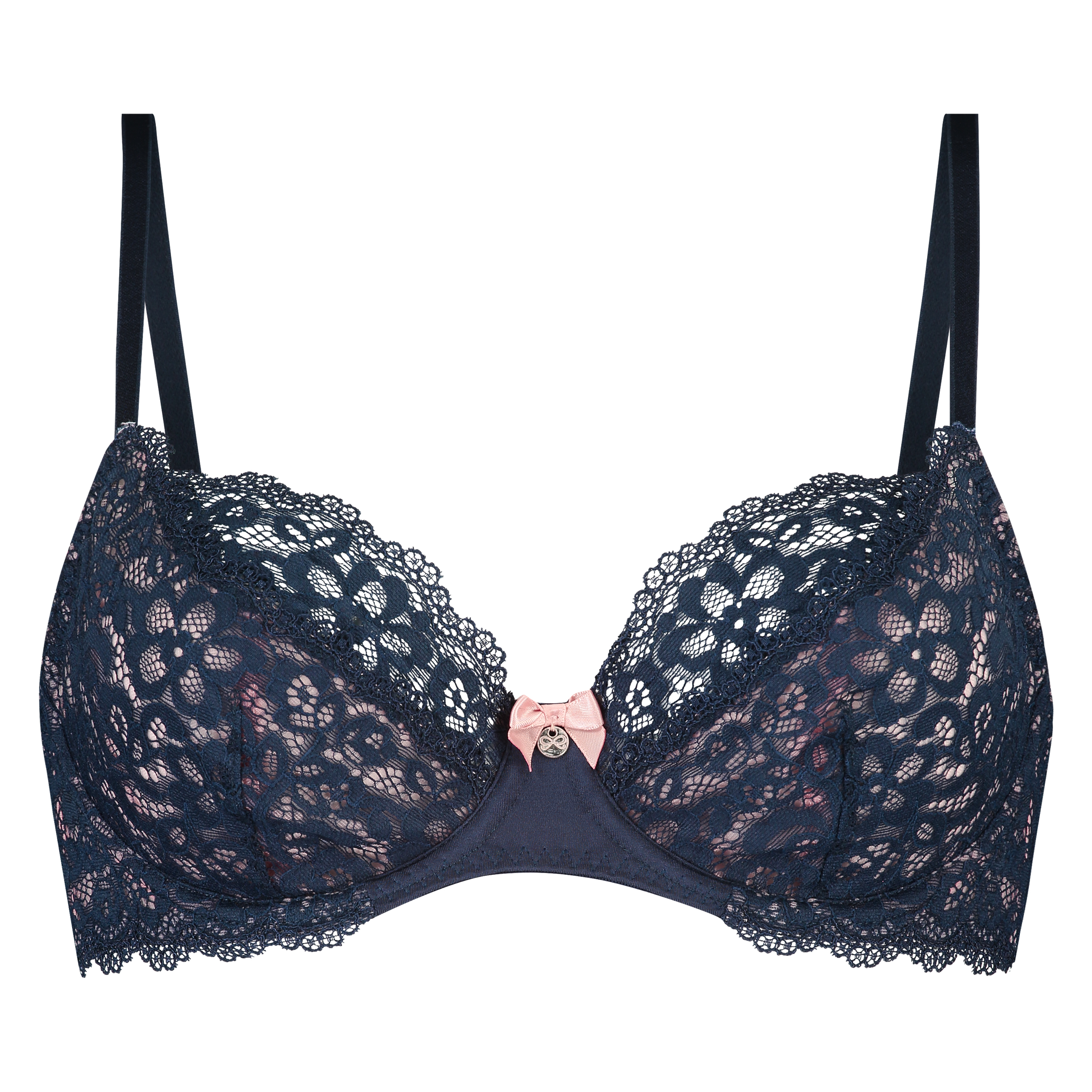 Icke formpressad bygel-bh Marine, Blå, main