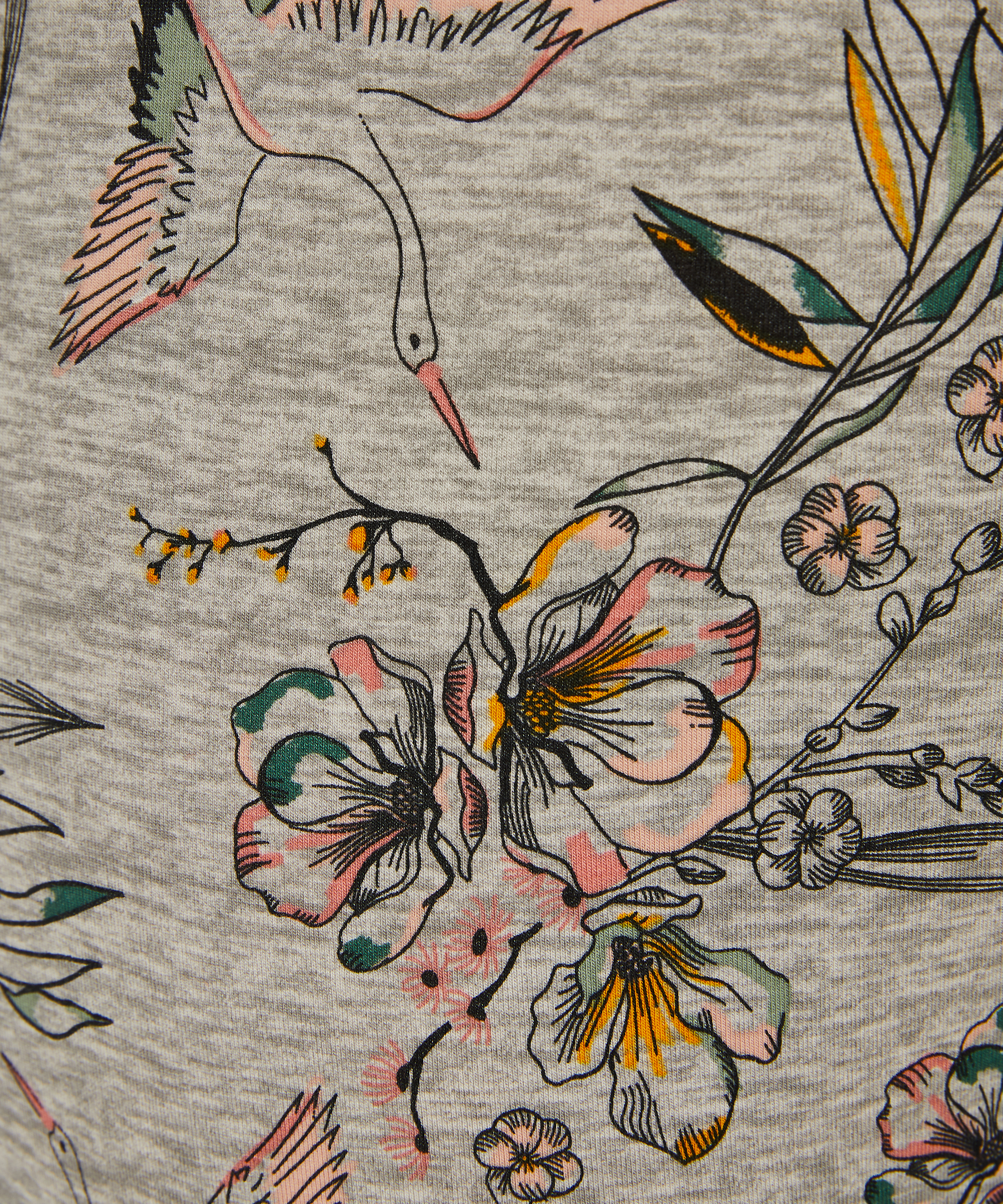 Pyjamasbyxa Jersey, Grå, main