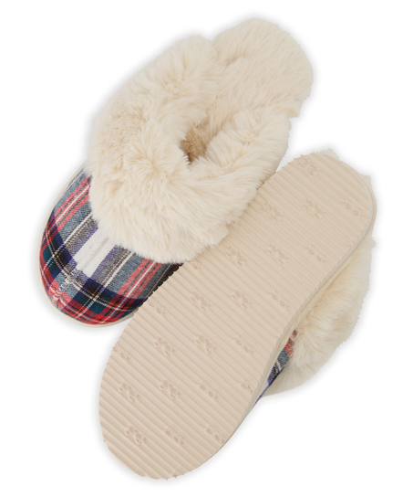 Teddy Mule Slipper, Vit