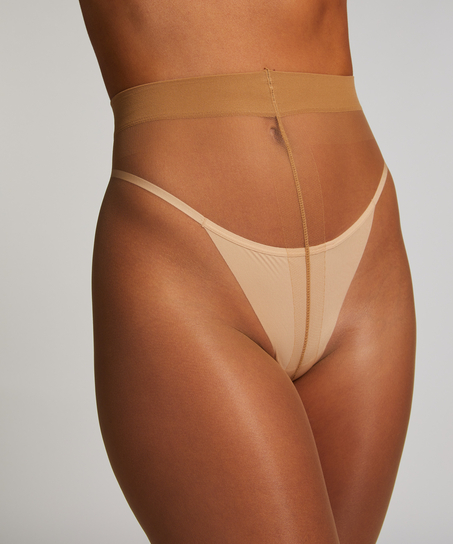Strumpbyxa 15 Denier Maskstopp, Beige