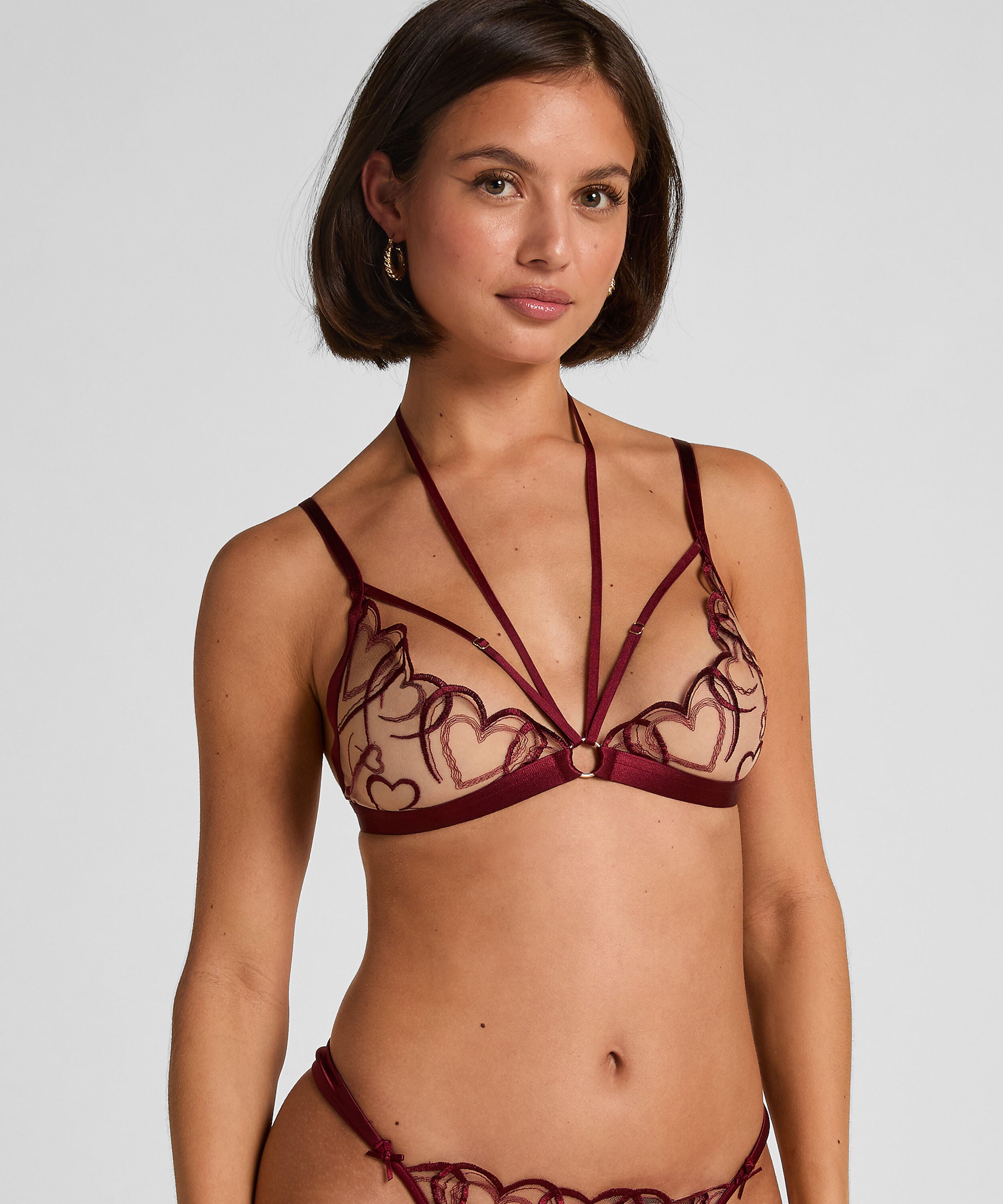 Olivia Harness-topp, Röd Olivia Harness-topp, Röd