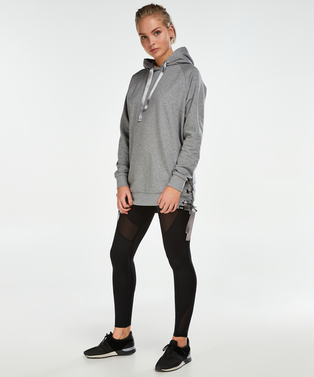 HKMX sweatshirt lace-up, Grå