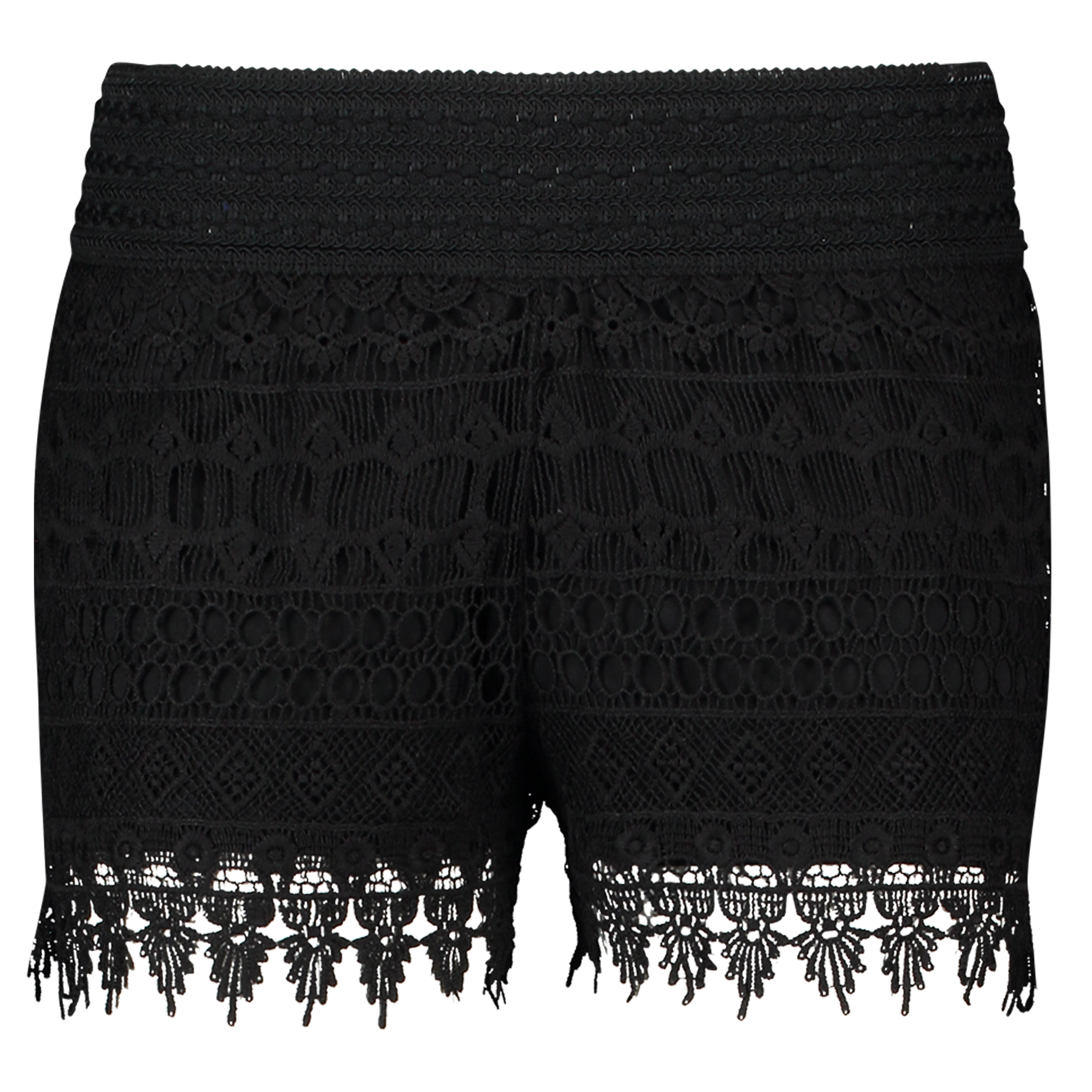 Shorts Crochetta, Svart, main