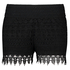 Shorts Crochetta, Svart