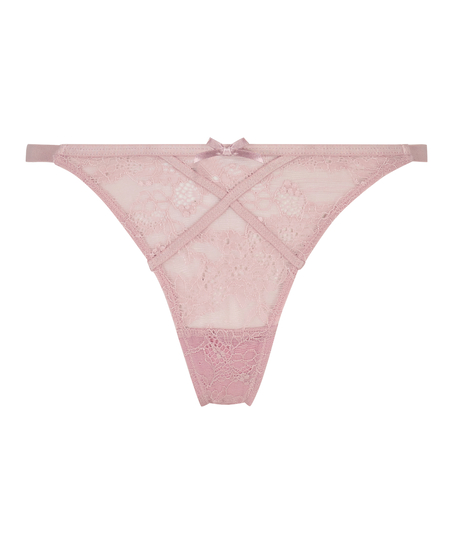 H&ouml;gt skurna stringtrosor Corby, Lila