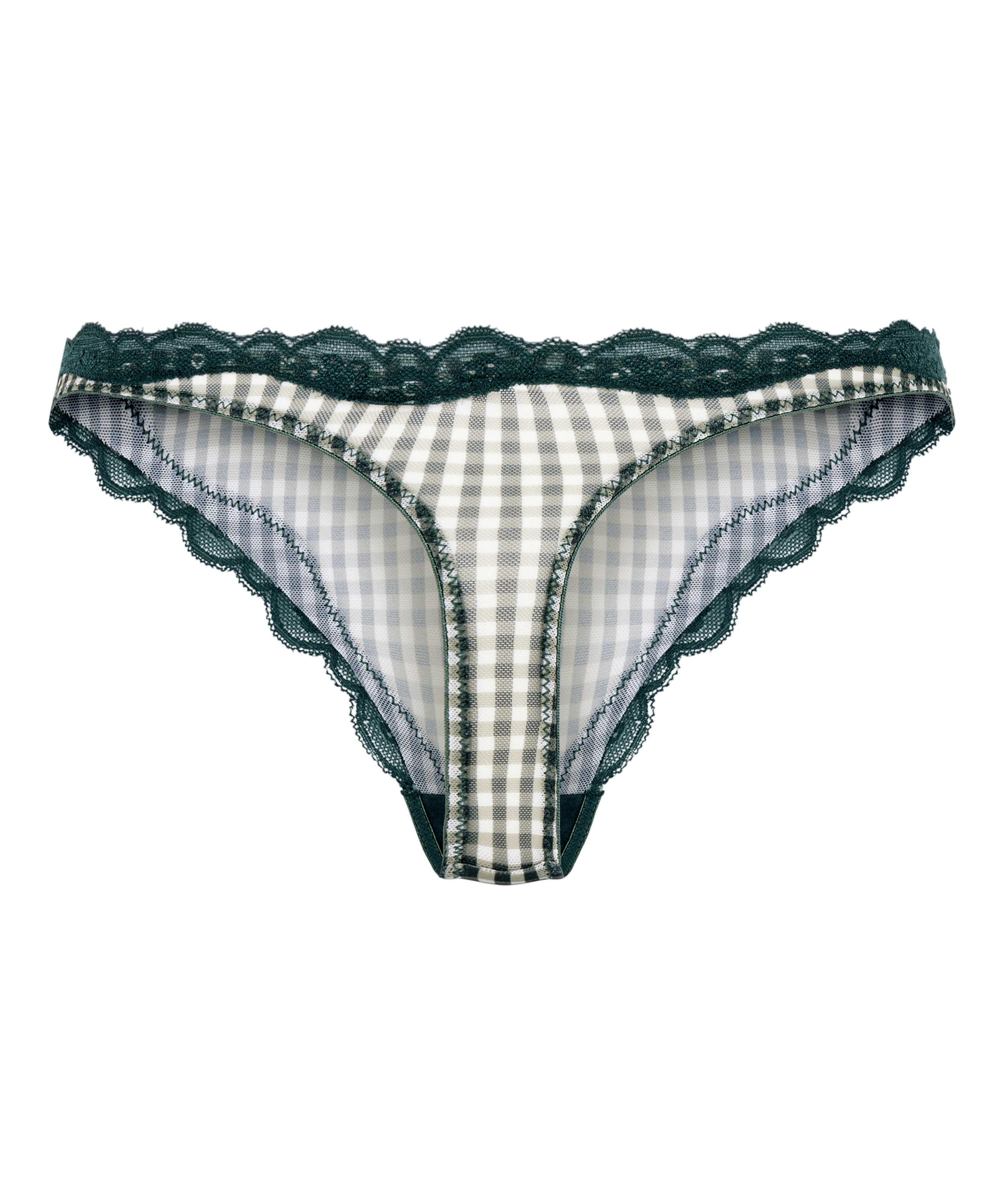 Liz h&ouml;gt skuren stringtrosa, Gr&ouml;n, main