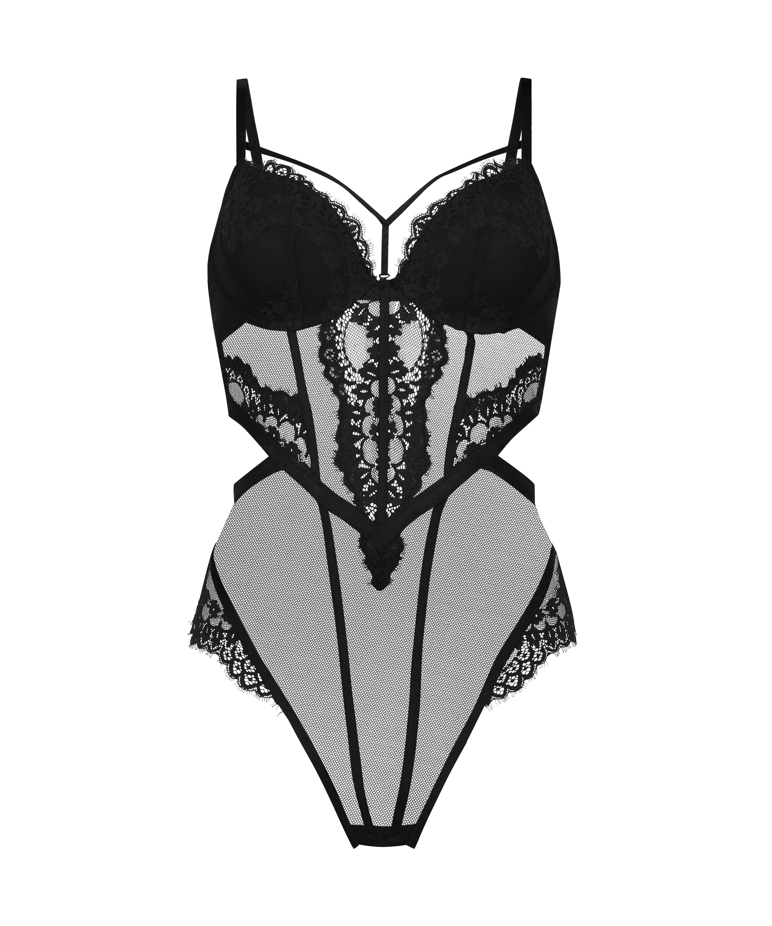 Daisy body, Svart, main