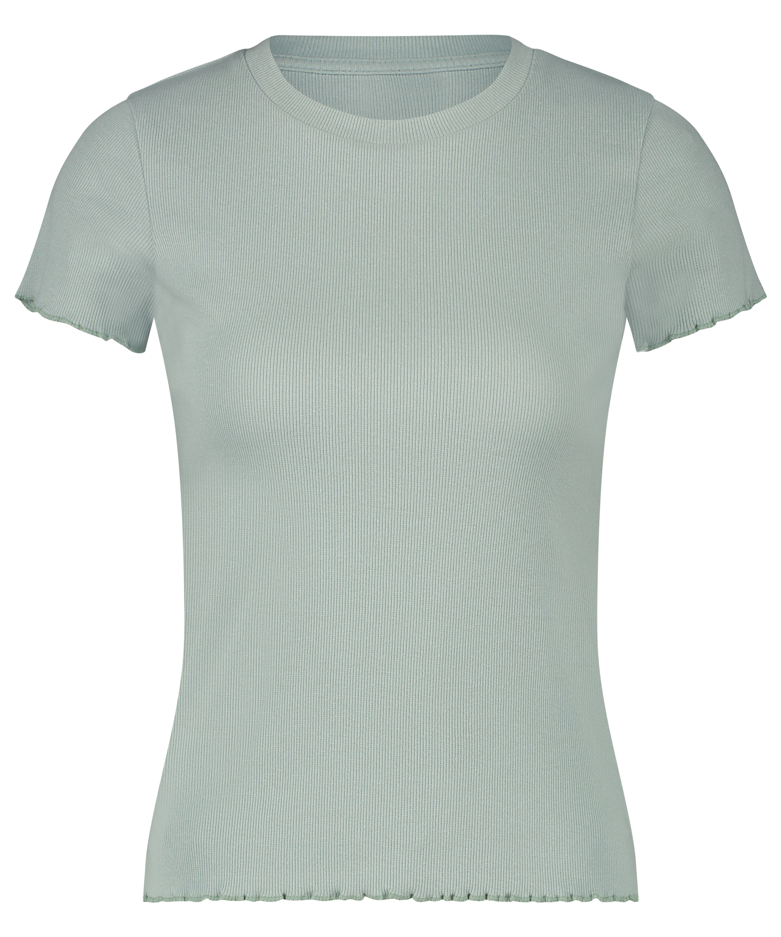 Kort&auml;rmad bomullsskjorta, Gr&ouml;n, main