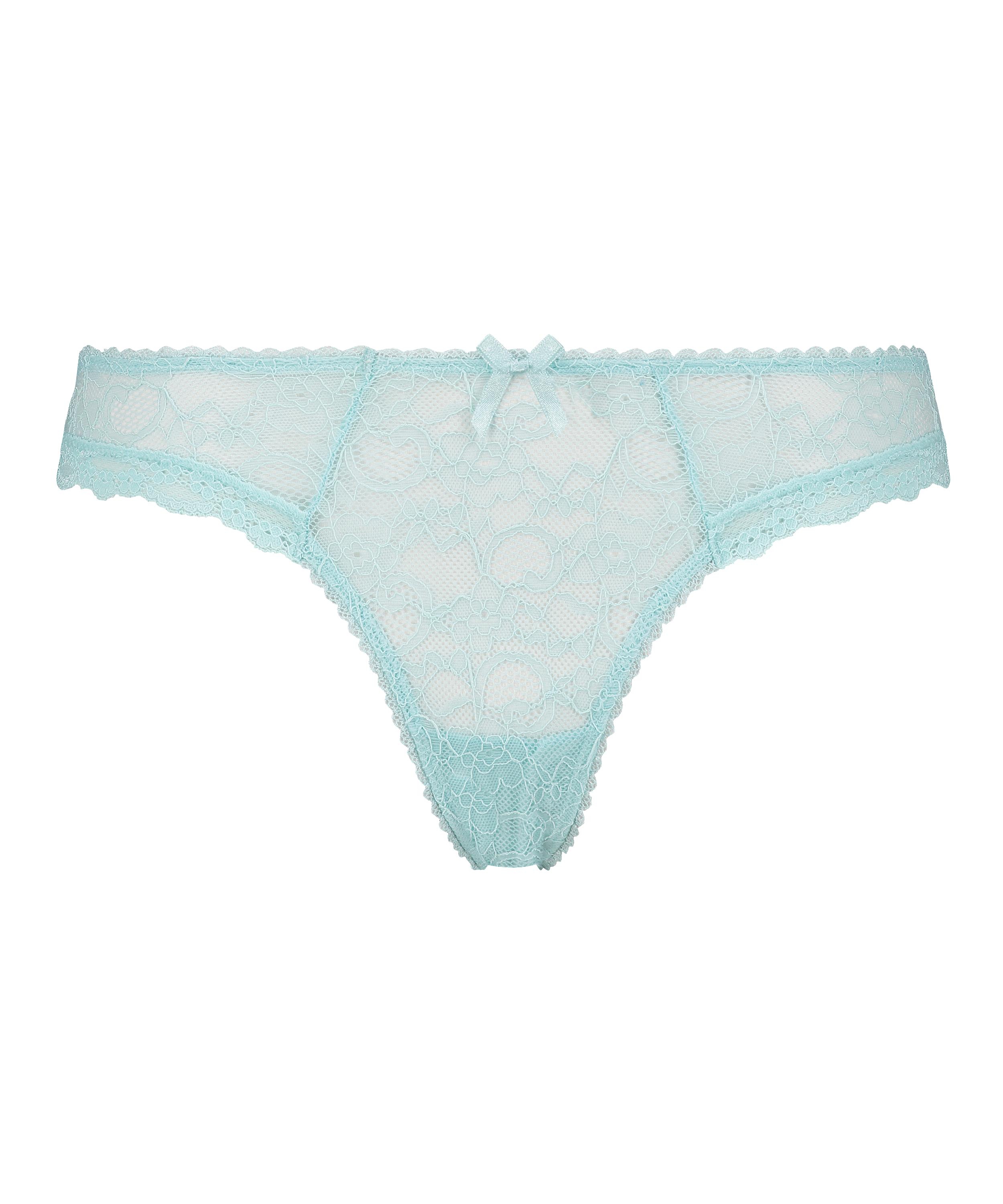 Riley h&ouml;gt skuren minibrazilian-trosa, bl&aring;, main