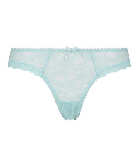 Riley h&ouml;gt skuren minibrazilian-trosa, bl&aring;