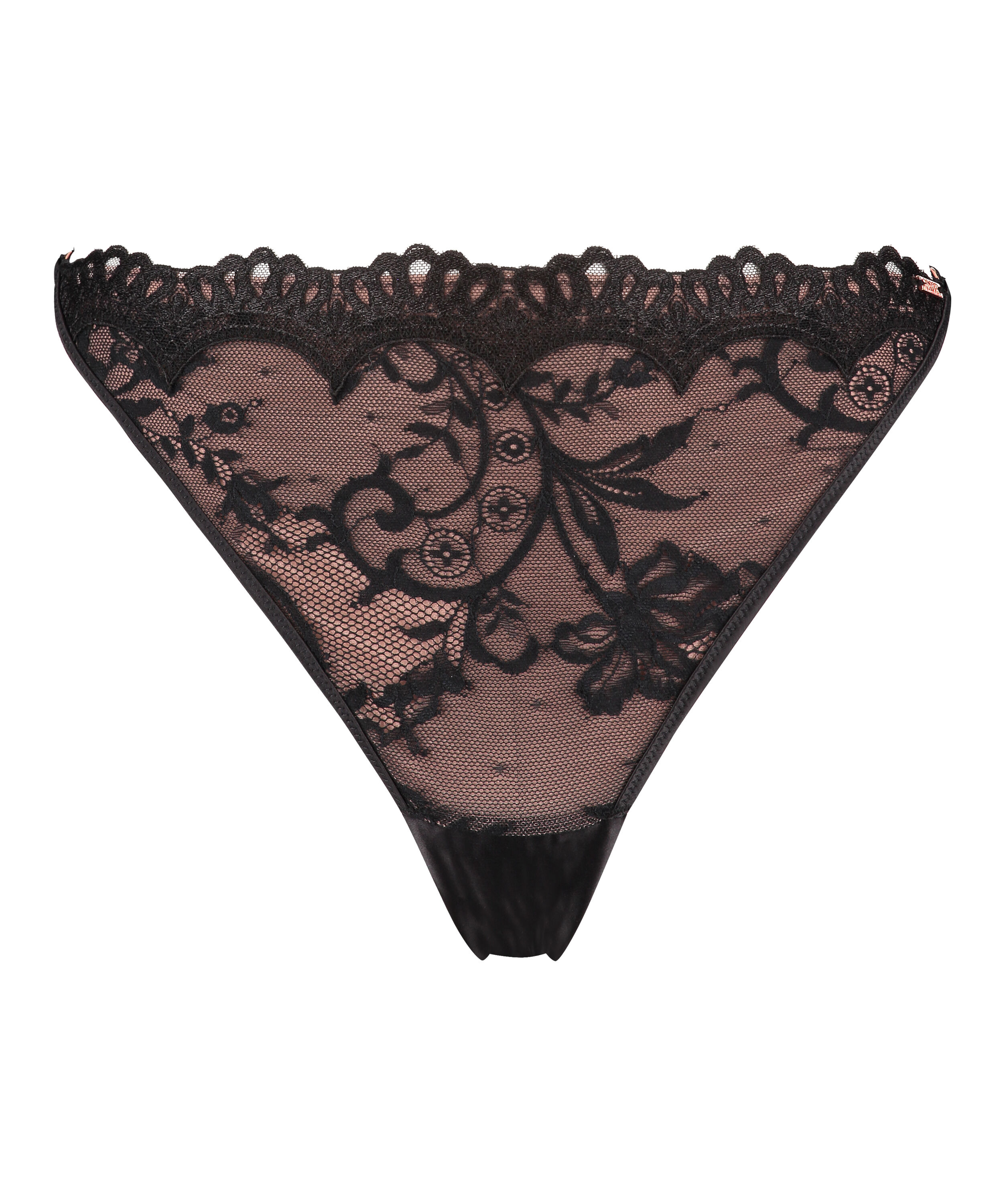 Helena stringtrosa f&ouml;r kurvor, Svart