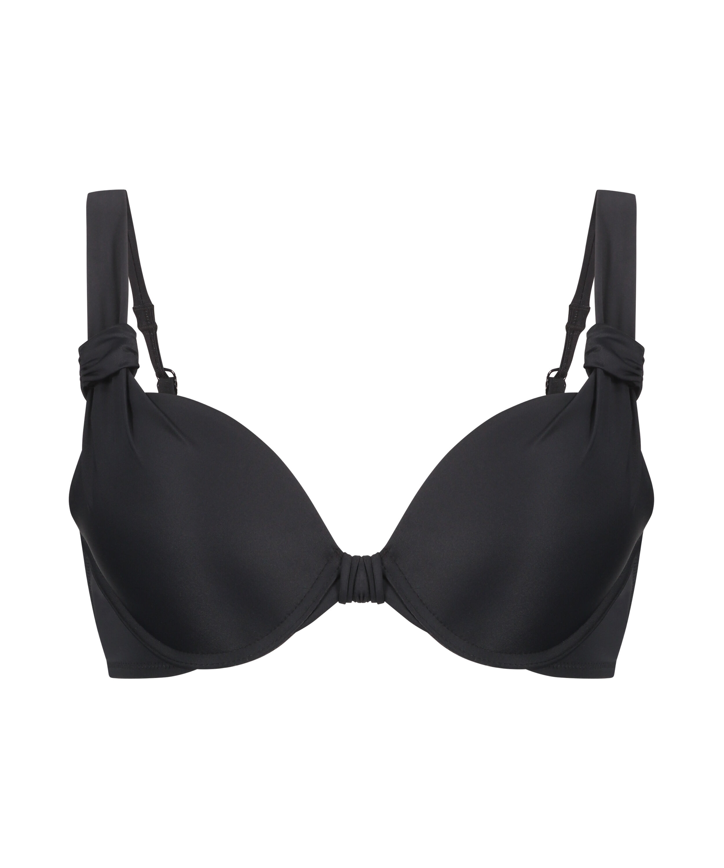 Luxe push-up bikini-överdel Storlek A - E, Svart