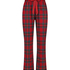 Tall Pyjamasbyxori flanell, Röd
