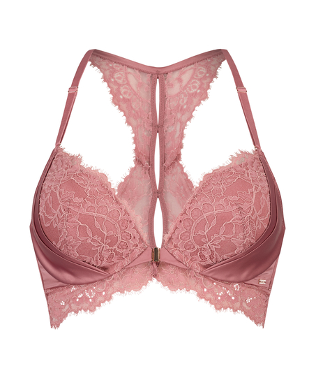 Formpressad bygel-bh med push-up Cecile, Rosa