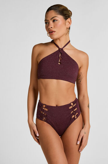 Hunkemöller Panama Höga Bikinibottnar Lila